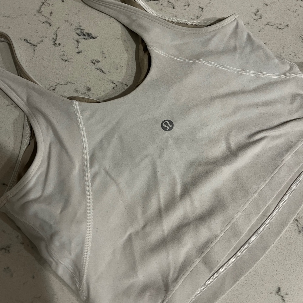 Lululemon White Align Sports Bra